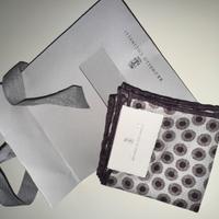 BRUNELLO CUCINELLI – Pochette in seta da uomo