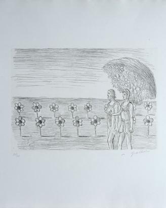 Giorgio De Chirico - Il Giardino Misterioso, 1969