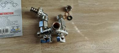 rubinetto sottolavabo doppio