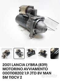 Motorino avviamento per Lancia lybra