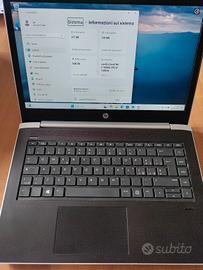 Notebook HP Probook 440 G5 CPU i7 8gb ram 500 SSD