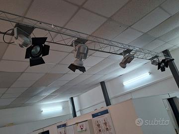 n.4 fari da palco esterno interno marca Fosnova