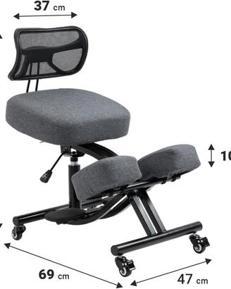 Sedia Ergonomica per ufficio con supporto lombare