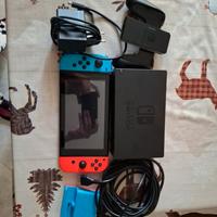 nintendo switch completa di accessori