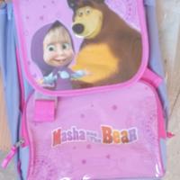 zaino per la scuola Masha e Orso
