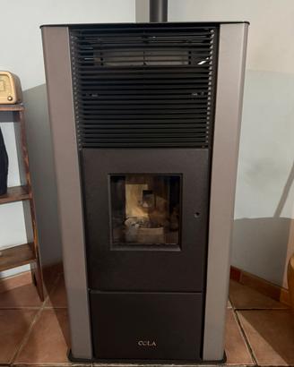 Stufa idro a pellet 30 kwh energyca cola + boiler