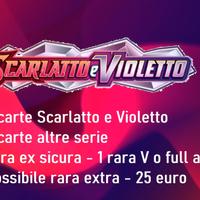 Pokémon: 50 carte Scarlatto e Violetto, rare altro