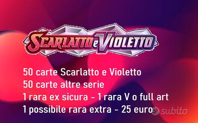 Pokémon: 50 carte Scarlatto e Violetto, rare altro