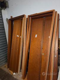 lotto 4 porte a libro in legno massello