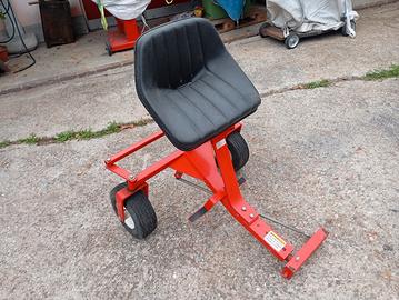 carrellino guidatore uomo bordo tosaerba 13/15 hp