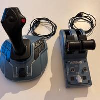 Thrustmaster TCA  joystic e manetta Airbus