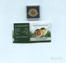 3000 F ORO 999 WILDLIFE COCCINELLA PORTAFORTUNA