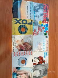 Lotto 10 dischi in vinile 45 giri vintage 