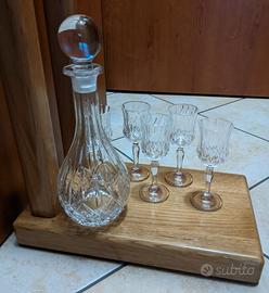 Servizio liquore 4 bicchieri 