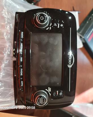 autoradio uconnect 5 pollici fiat 500