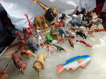 Set giochi Vintage anni 70/80 animali vari 50+ pz.