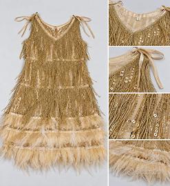 costume carnevale paillettes anni 20