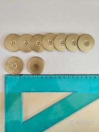 Bottoni vintage in metallo grandi