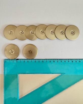 Bottoni vintage in metallo grandi