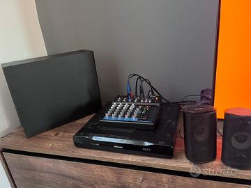 Dolby 2.1 con lettore dvd blue/ray 3d marca philps