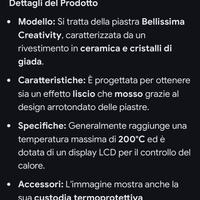 Piastra per capelli Imetec