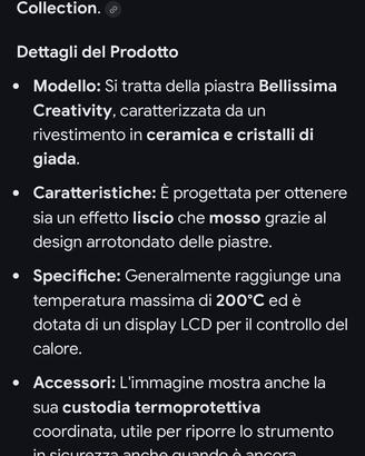 Piastra per capelli Imetec