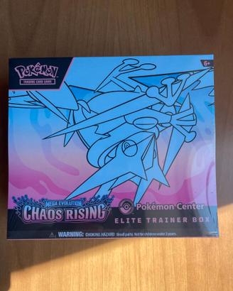 Pokemon Chaos Rising ETB Pokemon Center Sealed