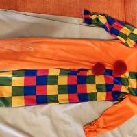 vestito di carnevale da pagliaccio