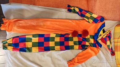 vestito di carnevale da pagliaccio