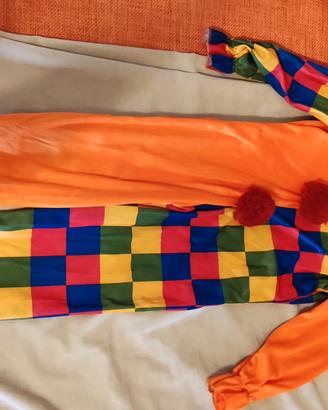 vestito di carnevale da pagliaccio