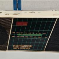 International  Receiver am fm radio portatile vint