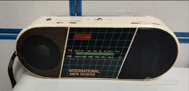 International  Receiver am fm radio portatile vint