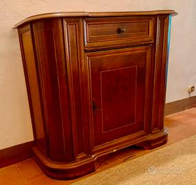 Mobiletto vintage in legno per ingresso