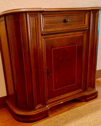 Mobiletto vintage in legno per ingresso