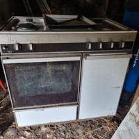 Cucina a gas Rex con forno e piano cottura