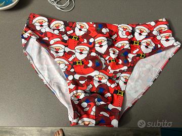 Costume uomo slip – Taglia XL – babbo natale