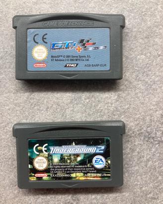 Lotto 2 Giochi GBA Corse - Need for Speed+MotoGP