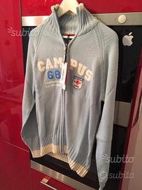 Felpa con zip taglia l nuova