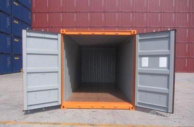 Container marittimo arancione da 20 ft - nuovo