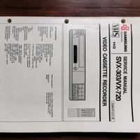 Service Manual Videoregistratore Samsung VX720