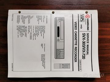 Service Manual Videoregistratore Samsung VX720