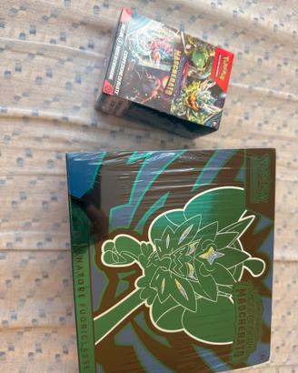 pokemon - crepuscolo mascherato - etb + 6 booster