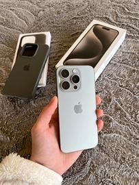 Iphone 15 pro 128gb colore titanio naturale