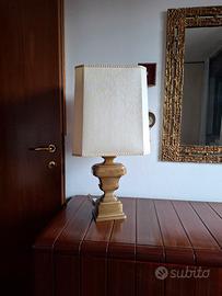 Abat-Jour Vintage in Ottone con Paralume 