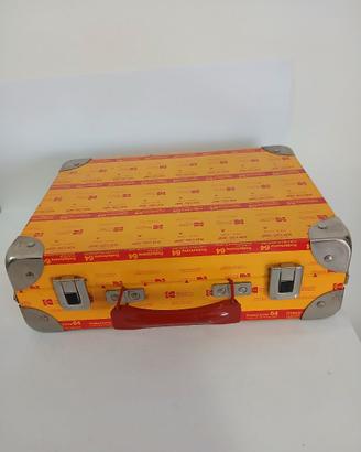 Valigetta in metallo pubblicitaria Kodak, vintage.