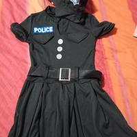 costume carnevale poliziotta 