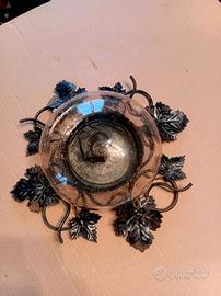 lampada ferro battuto