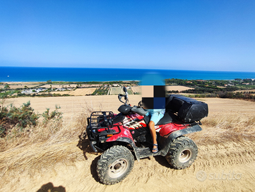 Quad Linhai 300 4x4 con ridotte - targa stradale