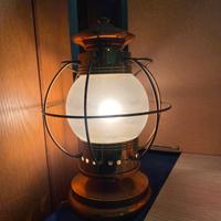 Lampada in rame vintage