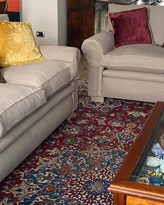 Coppia di divani in piuma d'oca